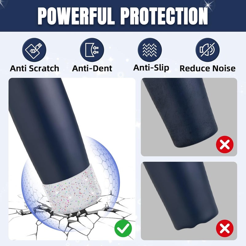 BKBY 2PCS Silicone Boot Compatible with Owala 30oz & 40oz FreeSip Sway Bottles & Tumblers, Protective Anti-Slip Bottom Cover Sleeve for Freesip Sway Tumbler - Image 3